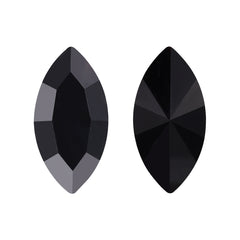 Jet Navette Shape High Quality Glass Pointed Back Fancy Rhinestones WholesaleRhinestone