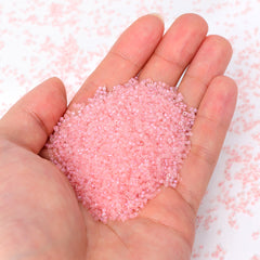 Transparent Color Lined Pink Hight Quality Glass Cylinder Seed Beads 1.6 MM Size DJS5005 WholesaleRhinestone