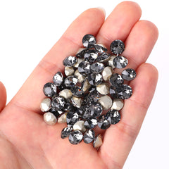 Black Diamond XIRIUS Chaton Shape Glass Pointed Back Fancy Rhinestones WholesaleRhinestone
