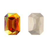 Astral Pink Thin Octagon Shape High Quality Glass Pointed Back Fancy Rhinestones WholesaleRhinestone