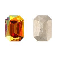 Astral Pink Thin Octagon Shape High Quality Glass Pointed Back Fancy Rhinestones WholesaleRhinestone
