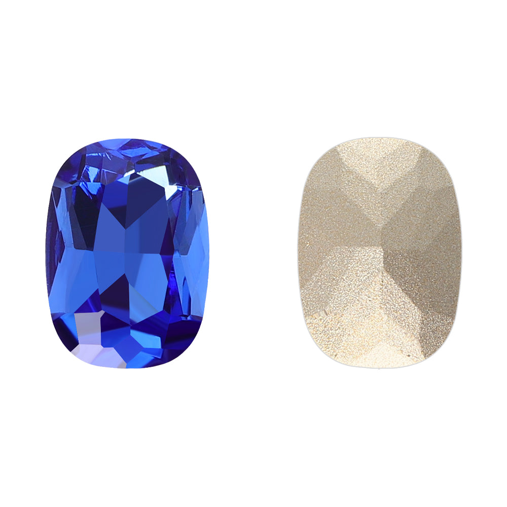 Light Sapphire Cushion Shape High Quality Glass Pointed Back Fancy Rhinestones WholesaleRhinestone
