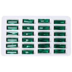 Emerald Princess Baguette Shape High Quality Glass Pointed Back Fancy Rhinestones WholesaleRhinestone