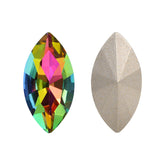 Vitrail Medium Navette Shape High Quality Glass Pointed Back Fancy Rhinestones WholesaleRhinestone