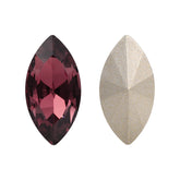 Bourgondische Navette -vorm Hoogwaardige glas van hoge kwaliteit gericht op Fancy Rhinestones