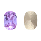 Violet Cushion Shape High Quality Glass Pointed Back Fancy Rhinestones WholesaleRhinestone
