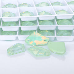 Light Azore AM Galactic Shape High Quality Glass Sew-on Rhinestones WholesaleRhinestone