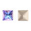 Vitrail Light Princess Square Shape High Quality Glass Pointed Back Fancy Rhinestones WholesaleRhinestone