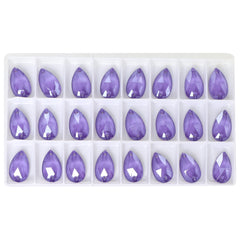 Mocha Tanzanite Drop Shape High Quality Glass Sew-on Rhinestones WholesaleRhinestone