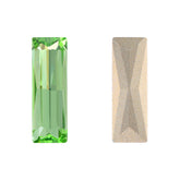 Peridot Princess Baguette Shape High Quality Glass Pointed Back Fancy Rhinestones WholesaleRhinestone