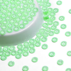 Neon Mint Mambo Glass FlatBack Neon Rhinestones WholesaleRhinestone