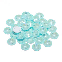 Electric Neon Light Azore Rivoli Shape High Quality Glass Sew-on Rhinestones WholesaleRhinestone