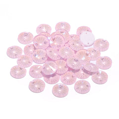 Electric Neon Light Rose Rivoli Shape High Quality Glass Sew-on Rhinestones WholesaleRhinestone