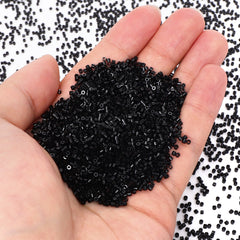 Opaque Black Color Hight Quality Glass Cylinder Seed Beads 1.6 MM Size BS1016 WholesaleRhinestone