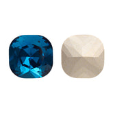 Indicolite Cushion Square Shape High Quality Glass Pointed Back Fancy Rhinestones WholesaleRhinestone