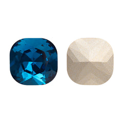 Indicolite Cushion Square Shape High Quality Glass Pointed Back Fancy Rhinestones WholesaleRhinestone