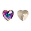 Volcano Heart Shape High Quality Glass Pointed Back Fancy Rhinestones WholesaleRhinestone
