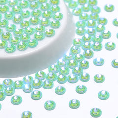 Neon Turquoise AB Glass FlatBack Neon Rhinestones WholesaleRhinestone