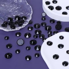 Crystal AB Xirius Round Forme de haute qualité en verre coudre des strass