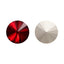 Siam Rivoli Shape High Quality Glass Pointed Back Fancy Rhinestones WholesaleRhinestone