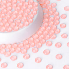 Neon Peach Pink Glass FlatBack Neon Rhinestones WholesaleRhinestone