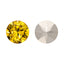 Light Topaz XIRIUS Chaton Shape High Quality Glass Pointed Back Fancy Rhinestones WholesaleRhinestone