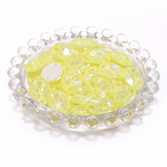 Electric Neon Light Topaz Oval Shape High Quality Glass Sew-on Rhinestones WholesaleRhinestone
