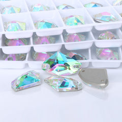Crystal Phantom Galactic Shape High Quality Glass Sew-on Rhinestones WholesaleRhinestone
