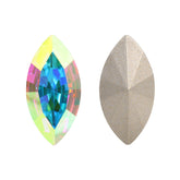 Crystal AB Navette Shape High Quality Glass Pointed Back Fancy Rhinestones WholesaleRhinestone