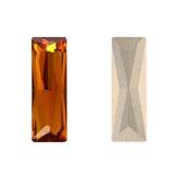 Tangerine Princess Baguette Shape High Quality Glass Pointed Back Fancy Rhinestones WholesaleRhinestone