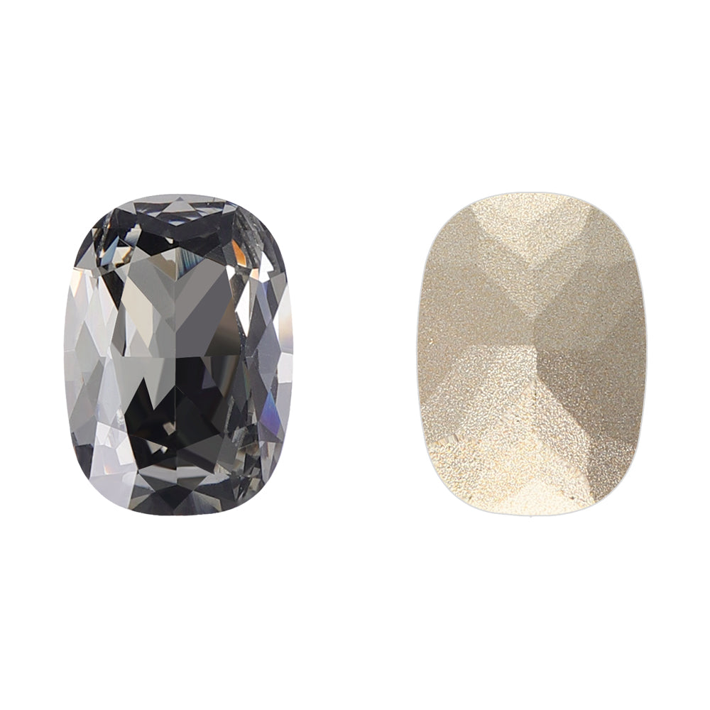 Black Diamond Cushion Shape High Quality Glass Pointed Back Fancy Rhinestones WholesaleRhinestone
