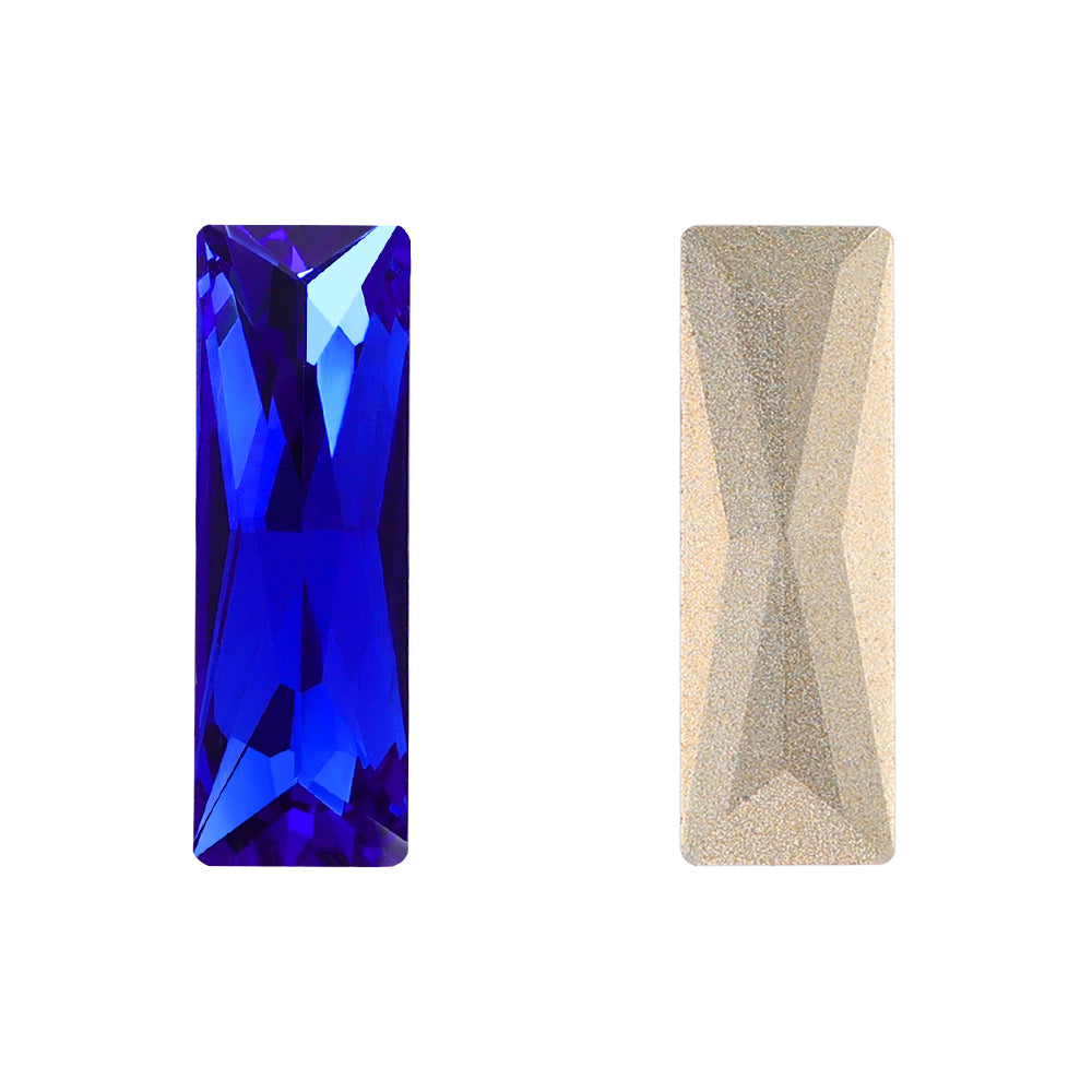 Sapphire Princess Baguette Shape High Quality Glass Pointed Back Fancy Rhinestones WholesaleRhinestone