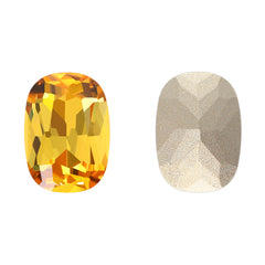 Couchon de topaze léger Forme de haute qualité en verre pointu en arrière de strass sophistiqué