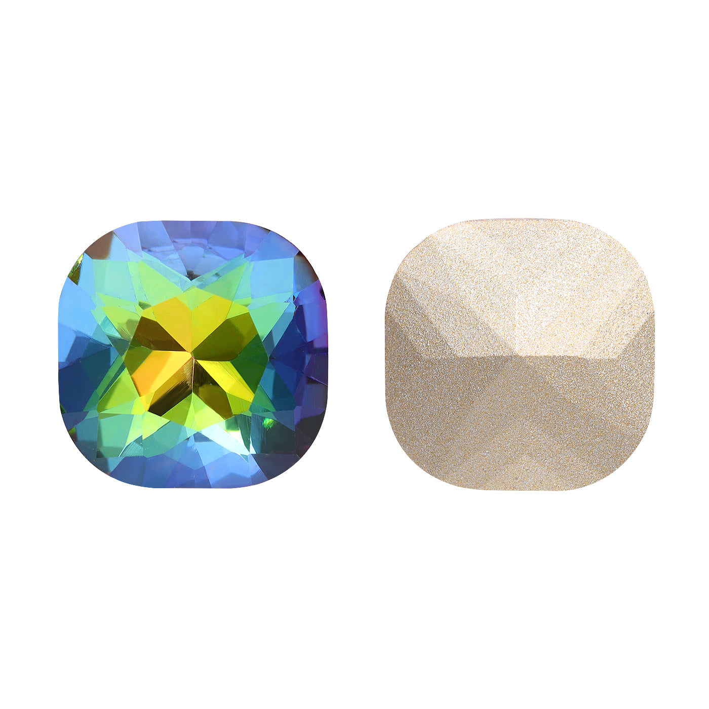 Vitrail Medium Cushion Square Shape High Quality Glass Pointed Back Fancy Rhinestones WholesaleRhinestone