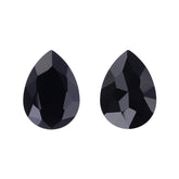 Jet Pear Shape High Quality Glass Pointed Back Fancy Rhinestones WholesaleRhinestone