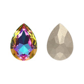 Heliotrope Pear Shape High Quality Glass Pointed Back Fancy Rhinestones