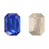 Light Sapphire Thin Octagon Shape High Quality Glass Pointed Back Fancy Rhinestones WholesaleRhinestone