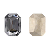 Black Diamond Thin Octagon Shape High Quality Glass Pointed Back Fancy Rhinestones WholesaleRhinestone