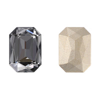 Black Diamond Thin Octagon Shape High Quality Glass Pointed Back Fancy Rhinestones WholesaleRhinestone