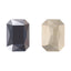 Jet Metallic Silver Thin Octagon Shape High Quality Glass Pointed Back Fancy Rhinestones WholesaleRhinestone