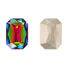 Vitrail Medium Thin Octagon Shape High Quality Glass Pointed Back Fancy Rhinestones WholesaleRhinestone