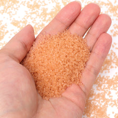 Transparent Frost Apricot Color Hight Quality Glass Cylinder Seed Beads 1.6 MM Size BS1025 WholesaleRhinestone
