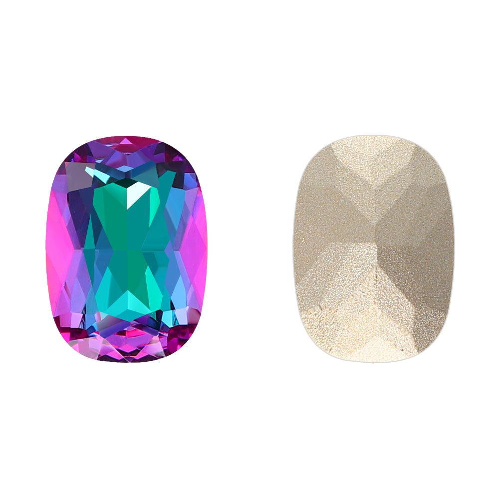 Heliotrope Cushion Shape High Quality Glass Pointed Back Fancy Rhinestones WholesaleRhinestone