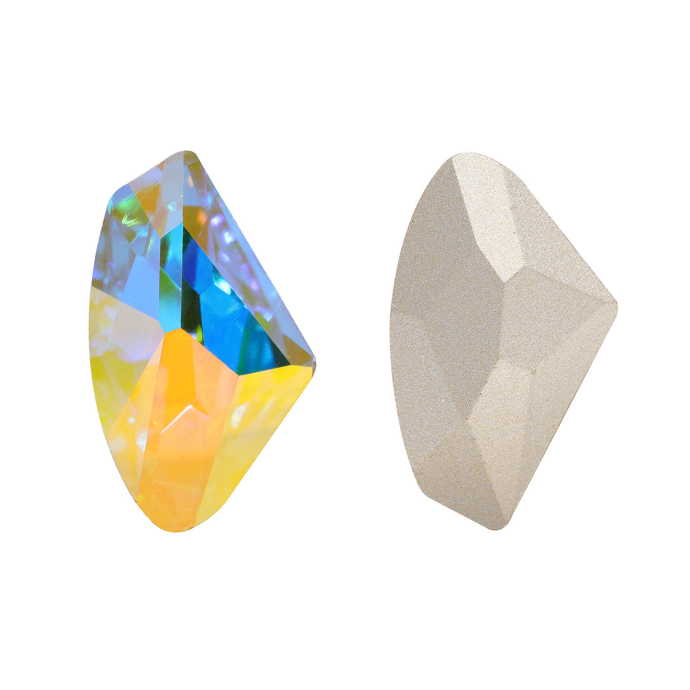 Crystal AB Galactic Shape High Quality Glass Pointed Back Fancy Rhinestones WholesaleRhinestone