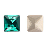 Emerald Princess Square Shape High Quality Glass Pointed Back Fancy Rhinestones WholesaleRhinestone