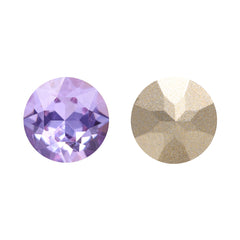 Violet Gemstone Flower Shape High Quality Glass Pointed Back Fancy Rhinestones WholesaleRhinestone