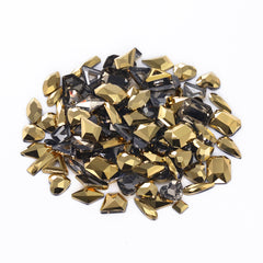 Mixed Shapes Aurum Flat Back Fancy Rhinestones For Nail Art WholesaleRhinestone