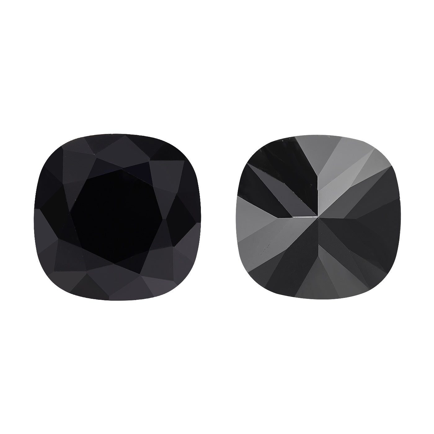 Jet Cushion Square Shape High Quality Glass Pointed Back Fancy Rhinestones WholesaleRhinestone