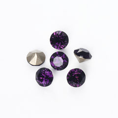 Amethyst XIRIUS Chaton Shape High Quality Glass Pointed Back Fancy Rhinestones WholesaleRhinestone