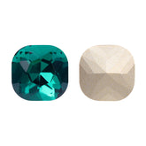 Emerald Cushion Square Shape High Quality Glass Pointed Back Fancy Rhinestones WholesaleRhinestone